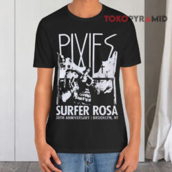 Pixies Surfer Rosa 30th Anniversary Black T shirt