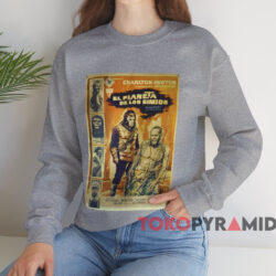 1968 Planet Of The Apes Poster T-shirt 4 Planet Of The Apes Poster T shirt Grey Sweatshirt