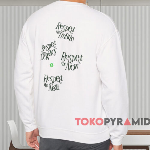 Playa Society X Cash App Pay Some Respect Shirt White Sweatshirt Playa Society X Cash App Pay Some Respect Shirt White Sweatshirt
