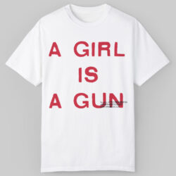 Pleasures A Girl Is A Gun White T shirt