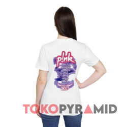 Pnk Summer Carnival Tour 2023 Double Sided White T shirt Back