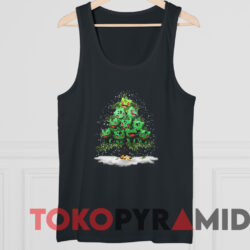 Pokemon Bulbasaur Christmas Tree T-shirt 4 Pokemon Bulbasaur Christmas Tree T shirt Black TankTop