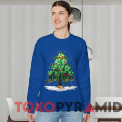 Pokemon Bulbasaur Christmas Tree T-shirt 2 Pokemon Bulbasaur Christmas Tree T shirt Blue Sweatshirt