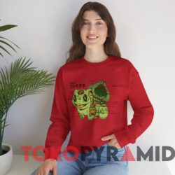 Pokemon Bulbasaur Dissection Shirt 2 Pokemon Bulbasaur Dissection Shirt Red Sweatshirt