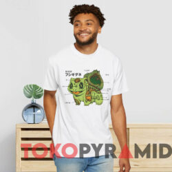 Pokemon Bulbasaur Dissection Shirt White T shirt