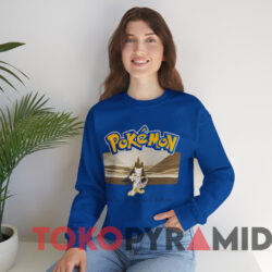 Pokemon Do You Accept The Challenge Mewtwo T-shirt 2 Pokemon Do You Accept The Challenge Mewtwo T shirt Blue Sweatshirt