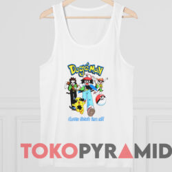 Pokemon Dogemon Gotta Fetch 'Em All T-shirt 4 Pokemon Dogemon Gotta Fetch 'em All T shirt White TankTop