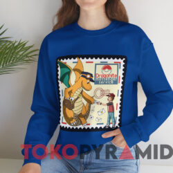 Pokemon Dragonite Messenger Service Shirt 2 Pokemon Dragonite Messenger Service Shirt Blue Sweatshirt