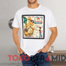 Pokemon Dragonite Messenger Service Shirt White T shirt