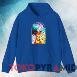 Pokemon Eevee Evolutions Stained Glass T-shirt 3 Pokemon Eevee Evolutions Stained Glass T shirt Blue Hoodie
