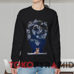 Pokemon Eevee Starry Night Shirt 2 Pokemon Eevee Starry Night Shirt Black Sweatshirt