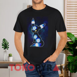 Pokemon Galaxy Umbreon T shirt Black T shirt