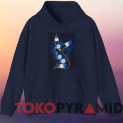 Pokemon Galaxy Umbreon T-Shirt 3 Pokemon Galaxy Umbreon T shirt Navy Hoodie