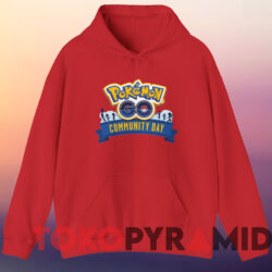 Pokemon Go Community Day T-shirt 3 Pokemon Go Community Day T shirt Red Hoodie