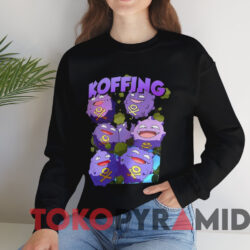 Pokemon Koffing T-shirt 2 Pokemon Koffing T shirt Black Sweatshirt