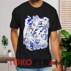 Pokemon Lugia T shirt Black T shirt