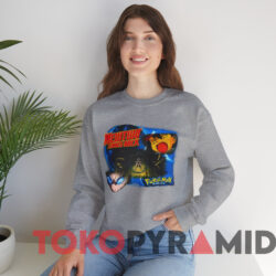 Pokemon Mewtwo Strikes Back T-shirt 2 Pokemon Mewtwo Strikes Back T shirt Grey Sweatshirt