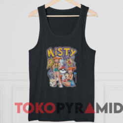 Pokemon Misty T-shirt 4 Pokemon Misty T shirt Black TankTop