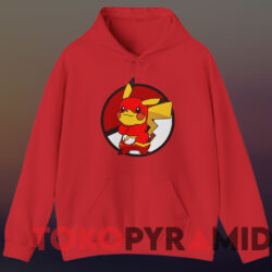 Pokemon Pikachu The Flash Shirt 3 Pokemon Pikachu The Flash Shirt Red Hoodie