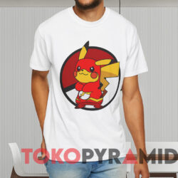 Pokemon Pikachu The Flash Shirt White T shirt