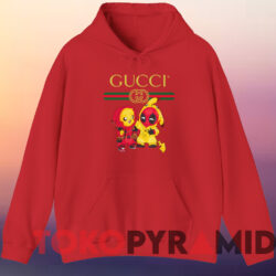 Pokemon Pikapool Pikachu Deadpool T-shirt 3 Pokemon Pikapool Pikachu Deadpool T shirt Red Hoodie