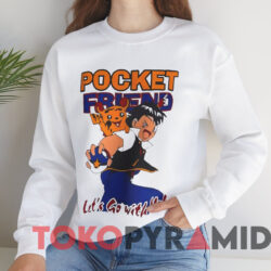 Pokemon Pocket Friend Let's Go With Me T-shirt 2 Pokemon Pocket Friend Let's Go With Me T shirt White Sweatshirt