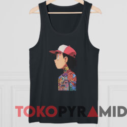 Pokemon Satoshi Tattoo Shirt 4 Pokemon Satoshi Tattoo Shirt Black TankTop
