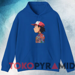 Pokemon Satoshi Tattoo Shirt 3 Pokemon Satoshi Tattoo Shirt Blue Hoodie
