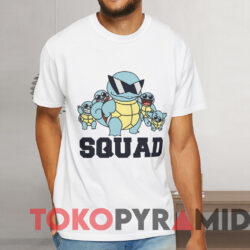 Pokemon Squirtle Squad T shirt White T shirt