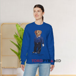 Polo Bear By Ralph Lauren Golfing Blue Sweatshirt