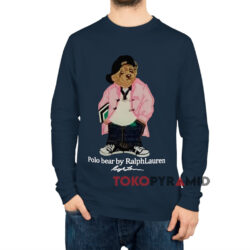 Polo Bear By Ralph Lauren Hip Hop Navy Long sleeved