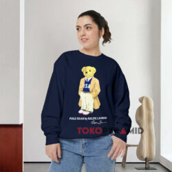 Polo Bear By Ralph Lauren Usa Navy Sweatshirt