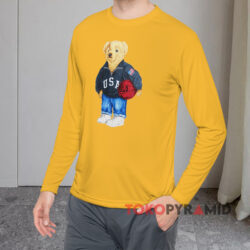 Polo Ralph Lauren Basketball Bear Yellow Long sleeved