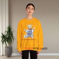 Polo Ralph Lauren Bear Jeans Yellow Sweatshirt