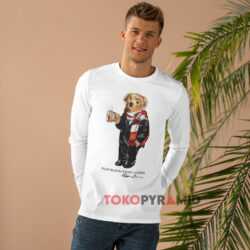 Polo Ralph Lauren Cocoa Polo Bear White Long sleeved