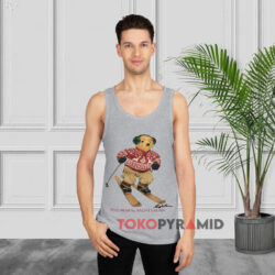 Polo Ralph Lauren Downhill Ski Bear Grey Tank Top