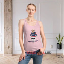 Polo Ralph Lauren Hockey Polo Bear Pink Tank Top