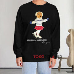 Polo Ralph Lauren Ice Skating Bear Shirt 4 Polo Ralph Lauren Ice Skating Bear Black Long sleeved