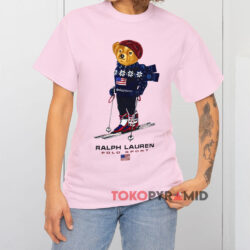 Polo Ralph Lauren Ski Bear Polo Sport Pink T shirt