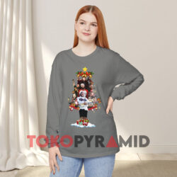 Post Malone Christmas Tree Grey Long sleeved
