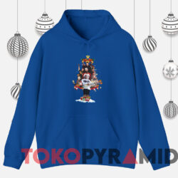 Post Malone Christmas Tree Sweatshirt 2 Post Malone Christmas Tree Sweatshirt Blue Hoodie