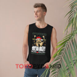 Post Malone Home Malone Ugly Christmas Sweatshirt 4 Post Malone Home Malone Ugly Christmas Black Tank Top