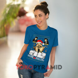 Post Malone Home Malone Ugly Christmas Sweatshirt 3 Post Malone Home Malone Ugly Christmas Blue T shirt