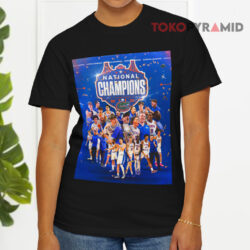 Poster Florida Gators National Champions Ncaa Basketball 2025 Black T shirt