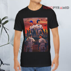 Poster Mlb Ny Yankees And La Dodgers Will Face Off In The World Series For The 12th Time 2024 Black T shirt