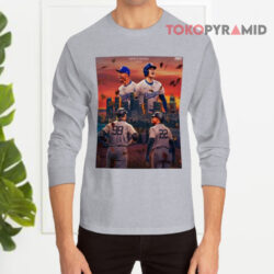 Poster Mlb Ny Yankees And La Dodgers Will Face Off In The World Series For The 12th Time 2024 Long sleeved