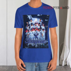 Poster New York Yankees American League Champions Are Going To The World Series Mlb 2024 Blue T shirt