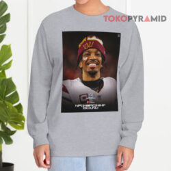 Poster Washington Commanders Jayden Daniels Nfl Football Playoffs Nfc Championship Bound Long sleeved