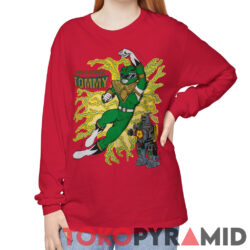 Power Rangers Green Ranger Tommy Shirt 3 Power Rangers Green Ranger Tommy Shirt Long Sleeve