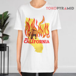 Pray For California Strong Shirt Northern California Wildfire White T shirt